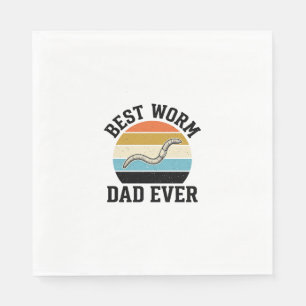 Serviette En Papier Meilleur Papa Ver Ever Vintage Chemise Ver Design_