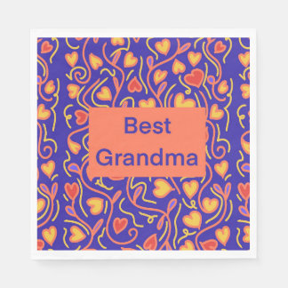 Serviette En Papier Meilleure grand-mère