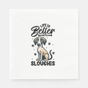 Serviette En Papier Meilleure vie avec Arabian Greyhound