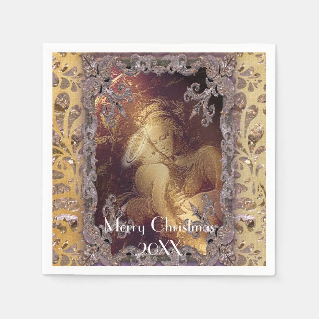 Serviette En Papier Meilleures vacances-cadeaux (Devant)