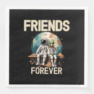 Serviette En Papier Meilleurs amis pour toujours