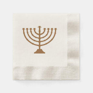 Serviette En Papier Menorah ~ Hanoukka Celebration