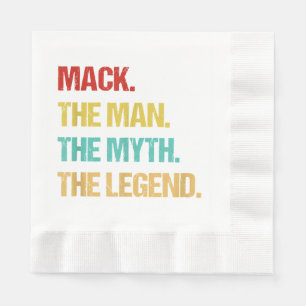 Serviette En Papier Mens Mack The Man The Myth The Legend