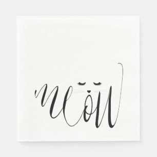 Serviette En Papier Meow Cat