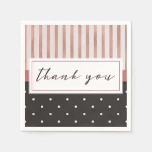 Serviette En Papier Merci