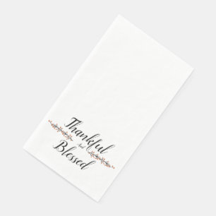 Serviette En Papier Merci et béni