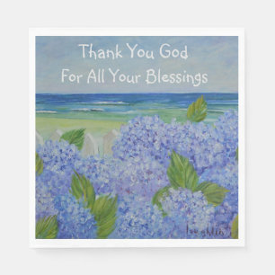 Serviette En Papier Merci God Seashore