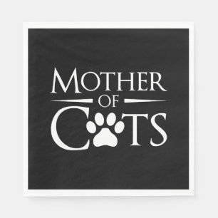 Serviette En Papier Mère des Chats