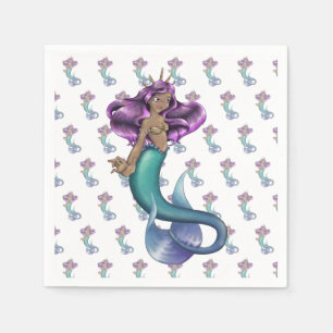 Serviette En Papier Mermaid Iole