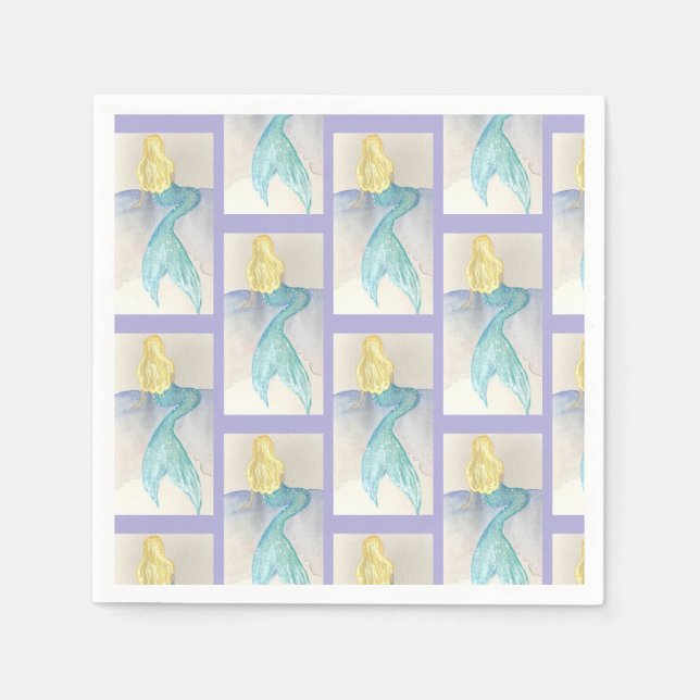 Serviette En Papier Mermaid plus formidable (Devant)