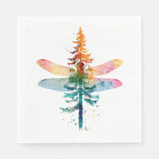 Serviette En Papier Merry Christmas insect Lover Xmas Dragonfly Christ