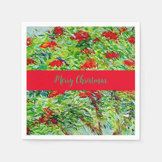 Serviette En Papier Merry Christmas Papier Napkins par Ariella & Lily