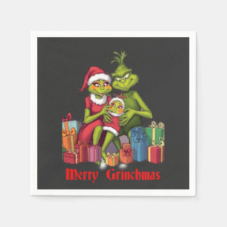 Serviette En Papier Merry Grinchmas