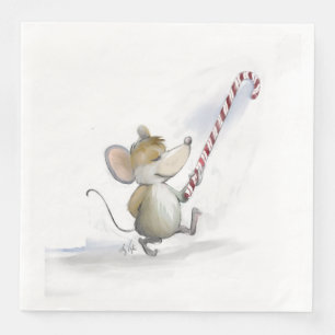 Serviette En Papier Merry Mouse Moe Paper Napkin