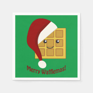 Serviette En Papier Merry Wafflemas Christmas Wafflemas
