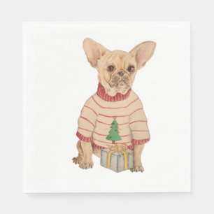 Serviette En Papier Merry Woofmas 1