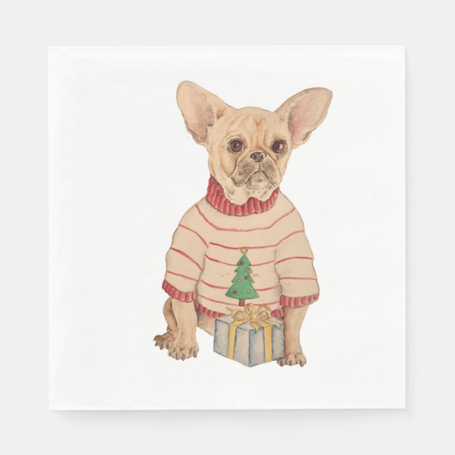 Serviette En Papier Merry Woofmas 1 (Devant)