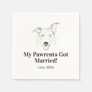 Serviette En Papier Mes Pawrents Se Sont Mariés ! Mariage australien s