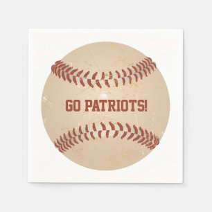 Serviette En Papier Message personnalisé Baseball en détresse