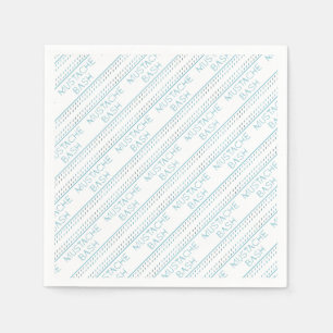 Serviette En Papier Métro Mustache Bash