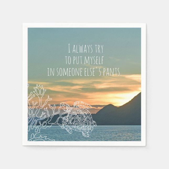 Serviette En Papier Mets-moi dans le pantalon de quelqu'un d'autre Cit (Devant)