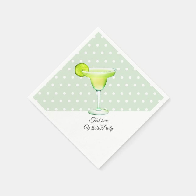 Serviette En Papier mexique, fiesta, margarita, mexicaine, (Coin)