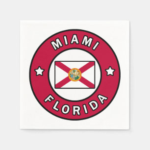 Serviette En Papier Miami Floride