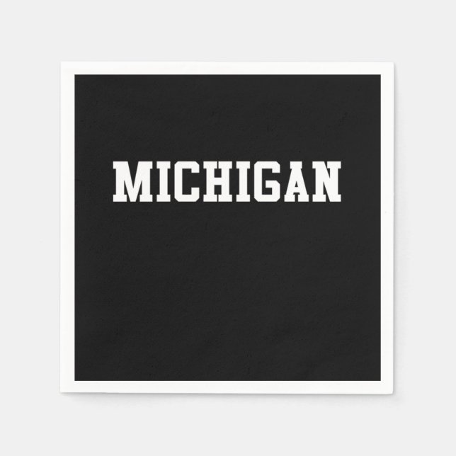 Serviette En Papier Michigan (Devant)