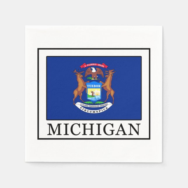 Serviette En Papier Michigan (Devant)