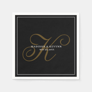 Serviette En Papier Mignon et Chic  | Serviettes de mariage