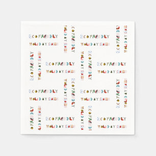 Serviette En Papier Mignonne Colorful Fun Eco Friendly Saison de vacan