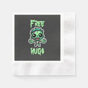 Serviette En Papier Mignonne, drôle de zombie