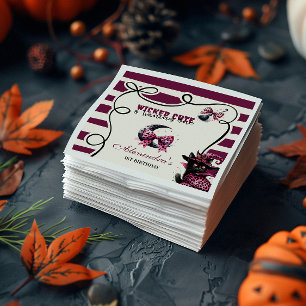 Serviette En Papier Mignonne et Turner une fille Halloween 1er naissan