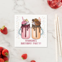 Milkshakes extrêmes fête d'anniversaire