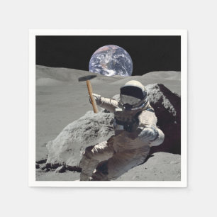 Serviette En Papier Mine La Lune