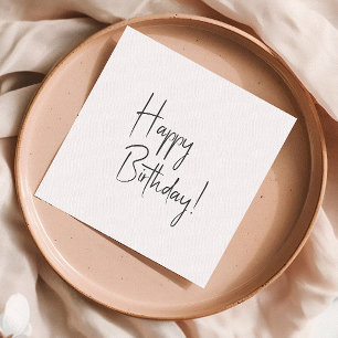 Serviette En Papier Mini-genre Neutre Joyeux anniversaire