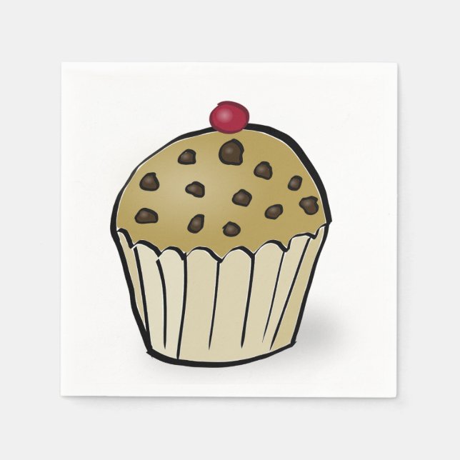 Serviette En Papier Mini muffins (Devant)
