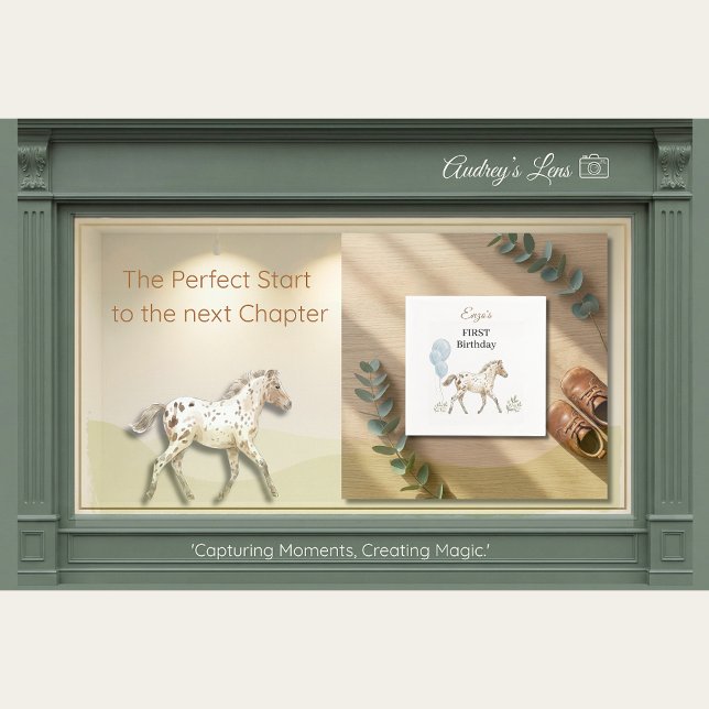 Serviette En Papier Miniature Horse Birthday Napkins (Créateur téléchargé)