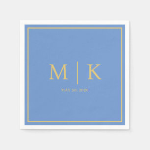Serviette En Papier Minimal et chic Napkins Mariage