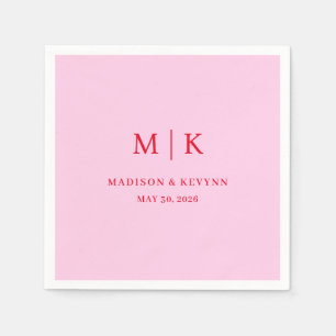 Serviette En Papier Minimal et chic   Napkins Mariage