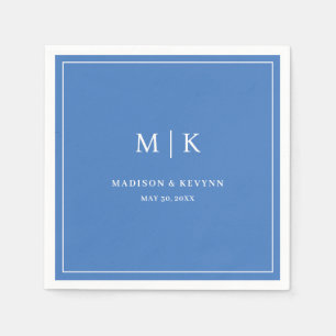 Serviette En Papier Minimal et chic Napkins Mariage