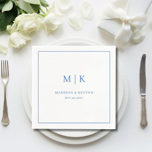 Serviette En Papier Minimal et chic   Napkins Mariage