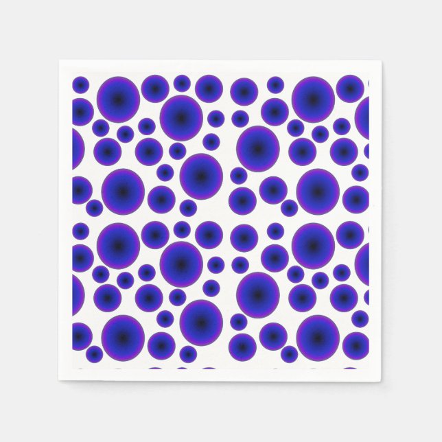 Serviette En Papier Minimalisme brillant violet Abstrait (Devant)
