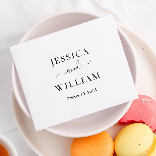 Serviette En Papier Minimaliste Et Chic (Créateur téléchargé)