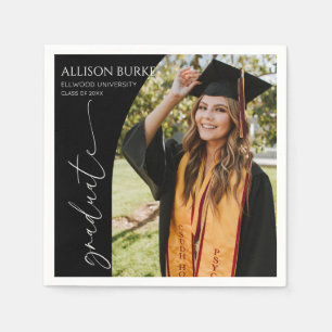 Serviette En Papier Minimaliste Minimal Photo Arche Graduation