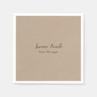 Serviette En Papier Minimaliste moderne professionnel