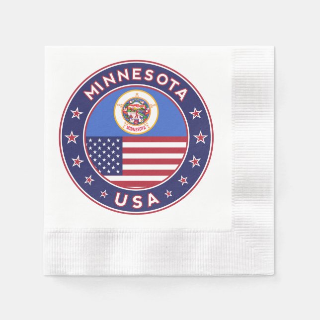 Serviette En Papier Minnesota (Devant)