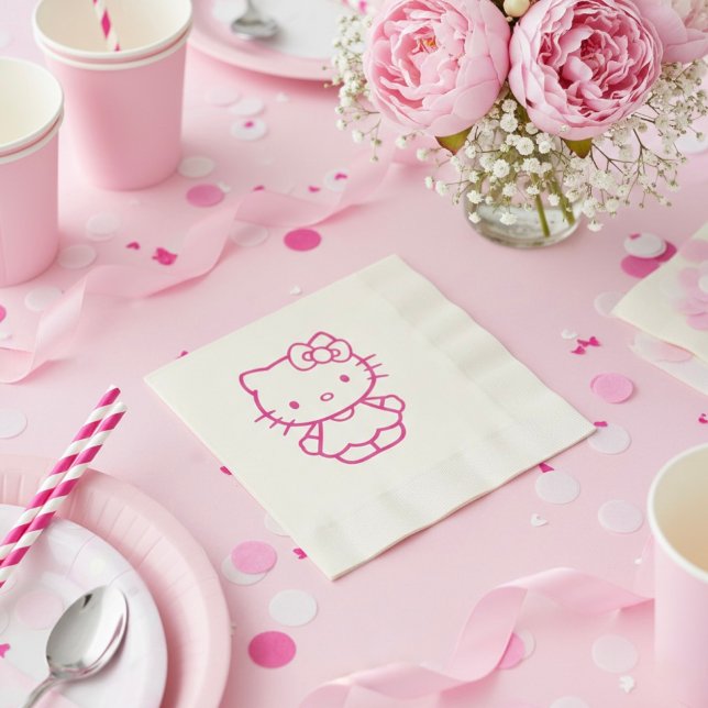 Serviette En Papier Minou (Créateur téléchargé)