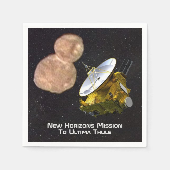 Serviette En Papier Mission New Horizons vers Ultima Thule (Devant)