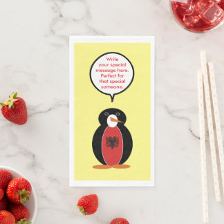 Serviette En Papier Mme Pingouin personnalisée Arménie